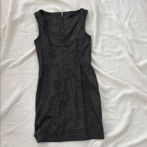 Theory Charcoal Mini Dress